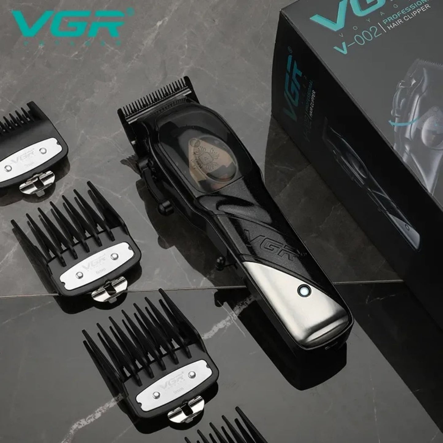 Maquina Para Cortar Cabello Pelo VGR V-002 Motor Magnético