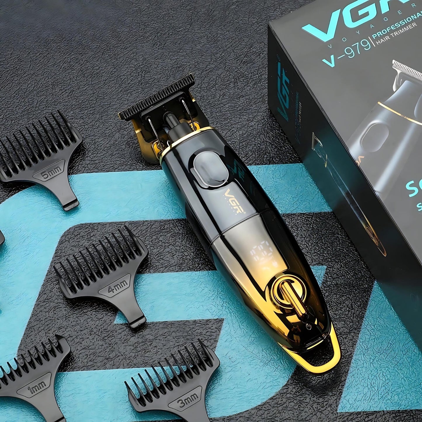 Maquina Para Cortar Cabello VGR V-979 Trimmer Perfiladora